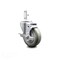Service Caster 4 Inch Gray Polyurethane Wheel Swivel 7/8 Inch Square Stem Caster with Brake SCC-SQ20S414-PPUB-GRY-TLB-78 - alternate 2